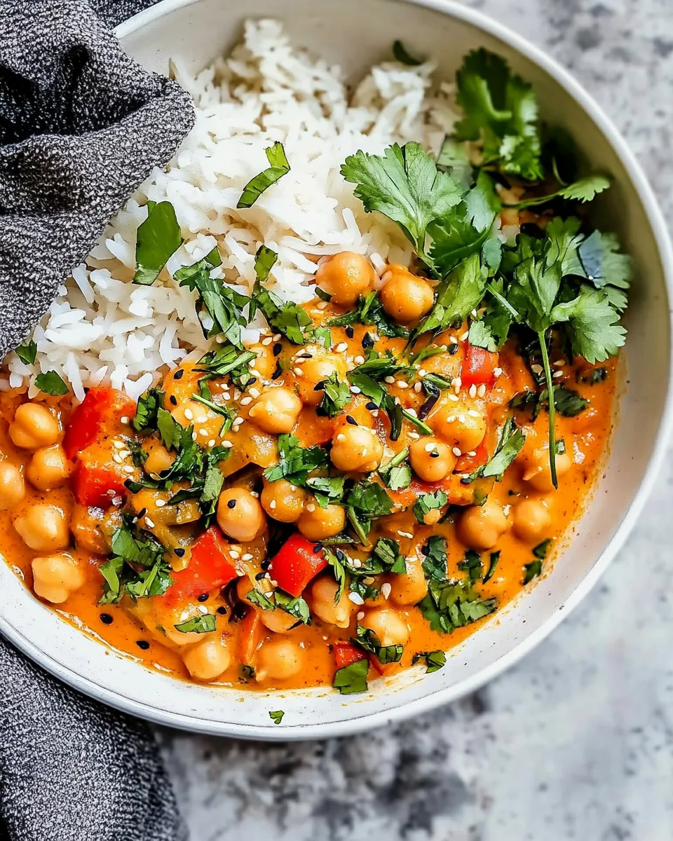 Classic Coconut Chickpea Curry image