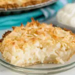 Homemade Coconut Macaroon Pie photo