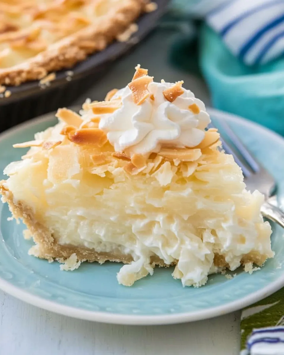 Classic Coconut Macaroon Pie image
