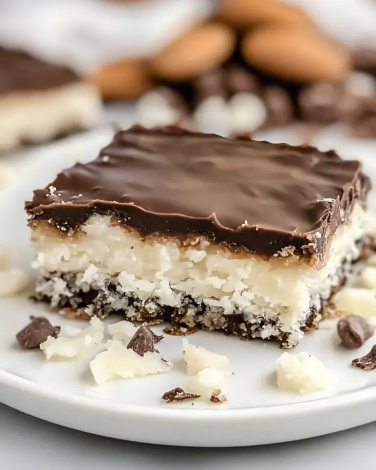 Homemade Coconut Mounds Bars recipe photo