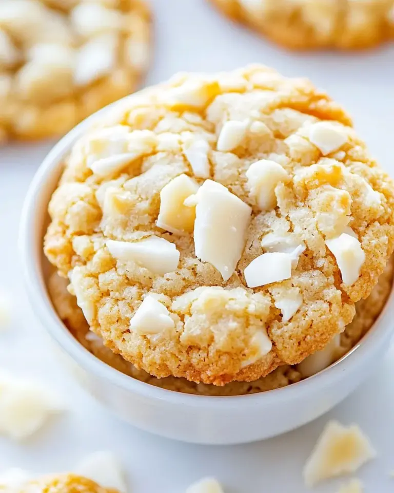 Homemade Coconut White Chocolate Cookies photo