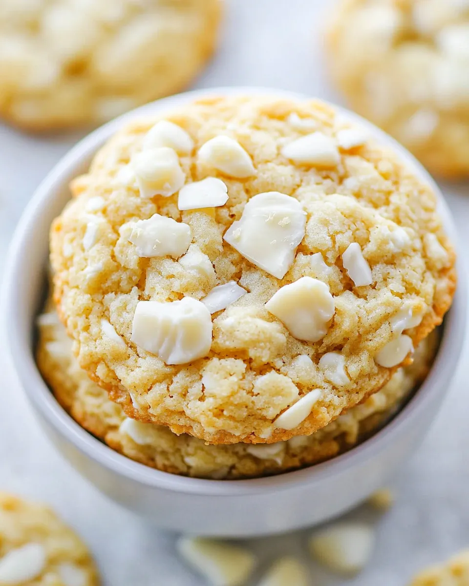 Delicious Coconut White Chocolate Cookies image