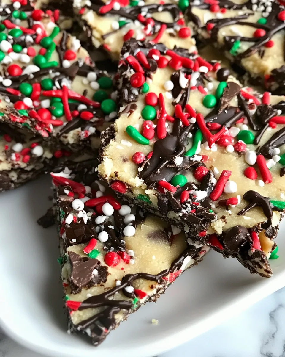 Homemade Cookie Dough Bark photo