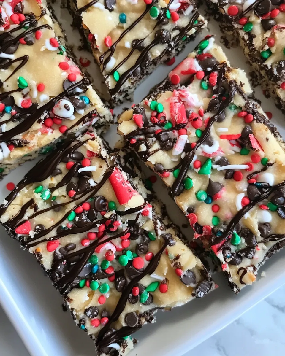 Delicious Cookie Dough Bark shot