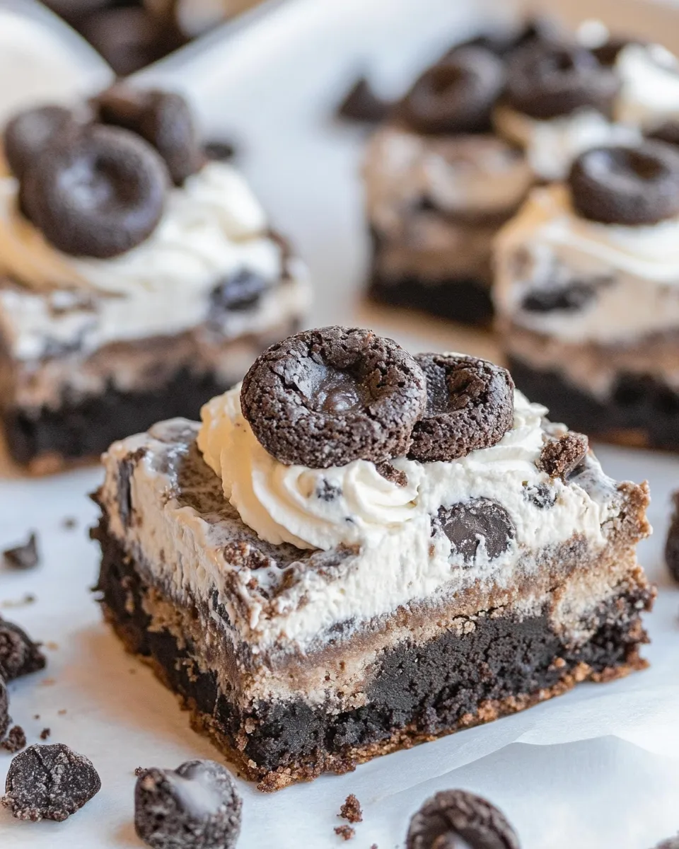 Delicious Cookies and Cream Brownies image
