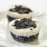 Homemade Cookies and Cream Mini Cheesecakes photo