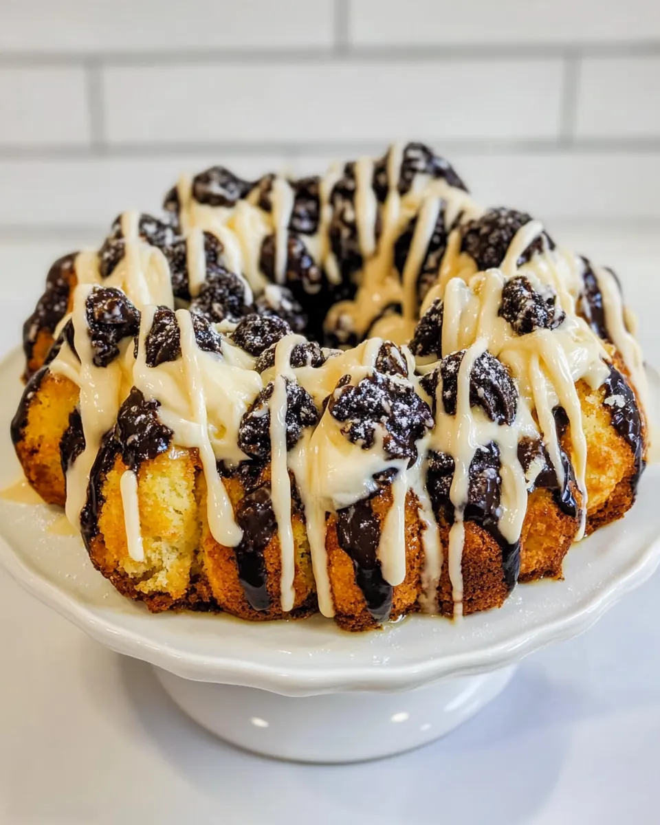 Homemade Cookies and Cream Monkey Bread photo