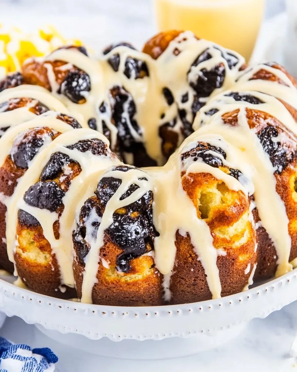 Delicious Cookies and Cream Monkey Bread shot