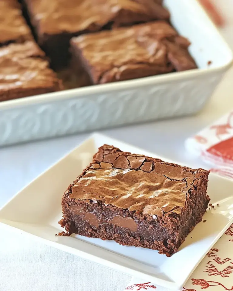 Homemade Cook's Illustrated Chewy Brownies photo