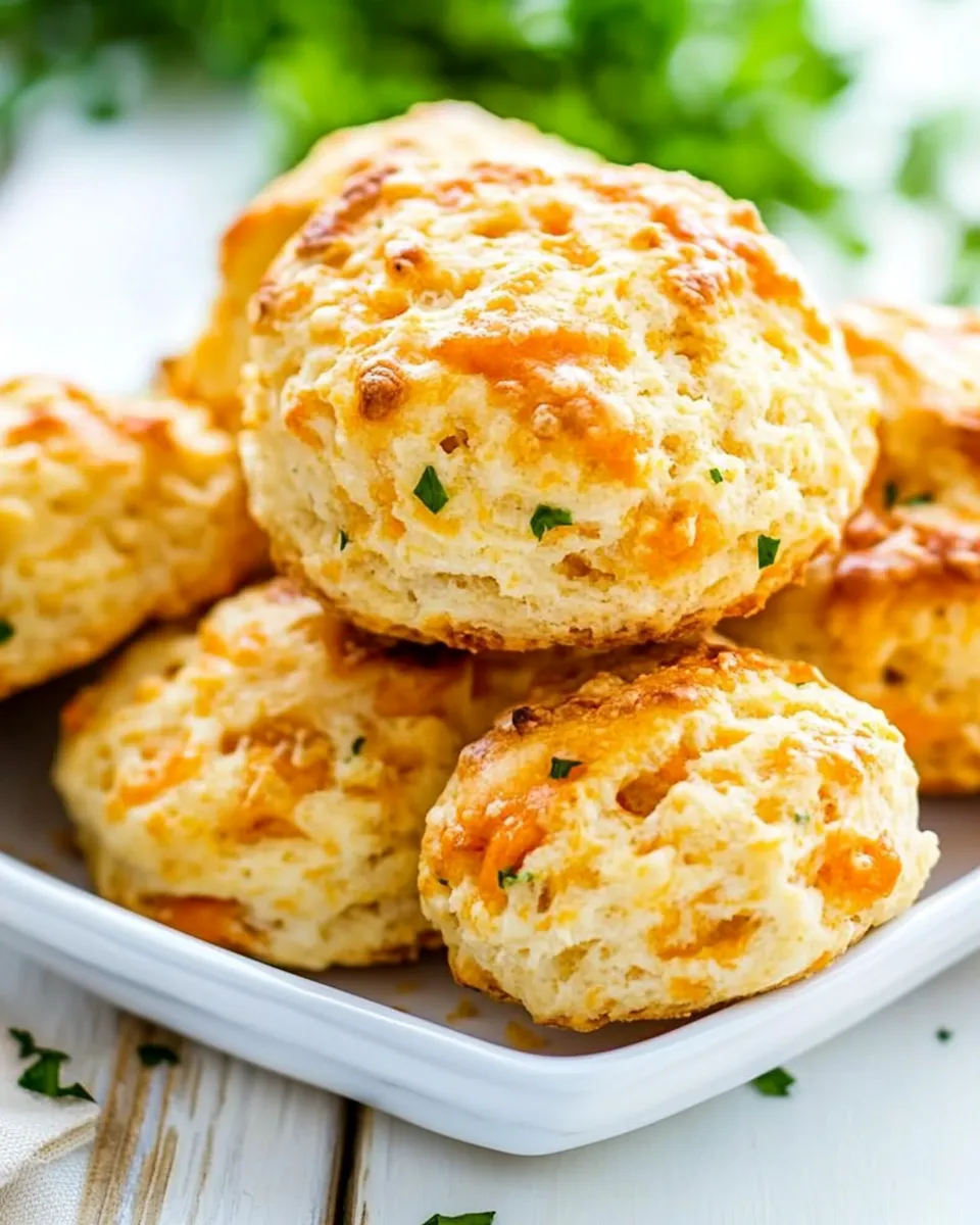 Savory Copycat Red Lobster Cheddar Bay Biscuits shot