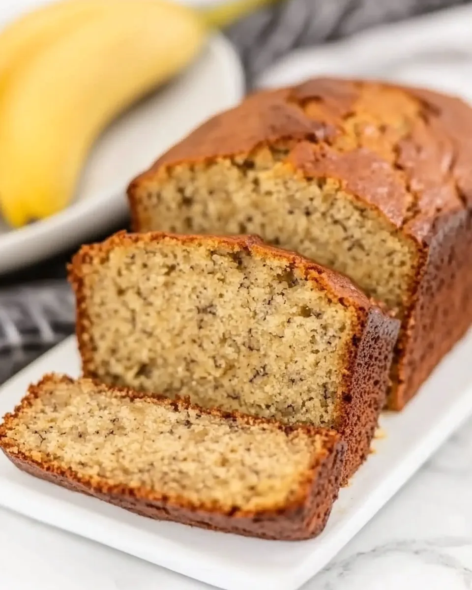 Delicious Cottage Cheese Banana Bread shot