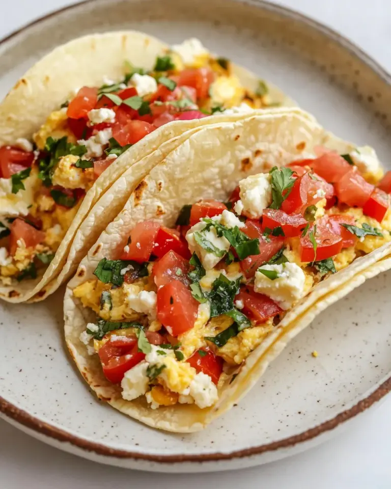 Homemade Cottage Cheese Breakfast Tacos photo