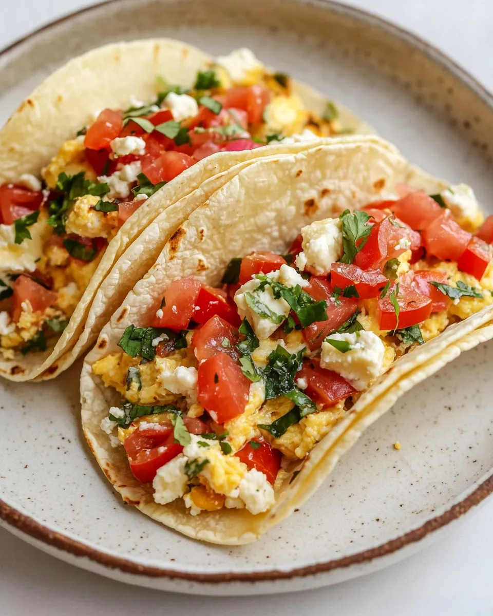 Homemade Cottage Cheese Breakfast Tacos photo