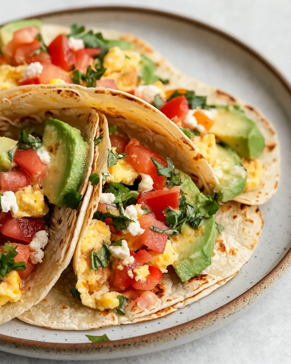Easy Cottage Cheese Breakfast Tacos recipe photo