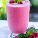Homemade Cranberry Raspberry Smoothie photo