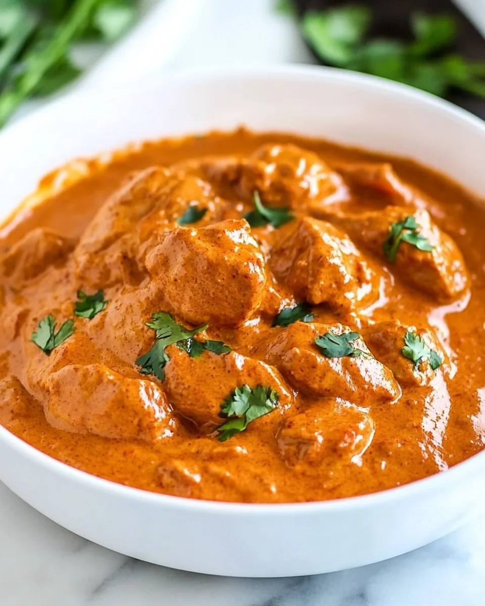 Easy Creamy Chicken Tikka Masala Recipe shot