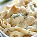 Easy Creamy Dill Chicken Pasta Recipe photo