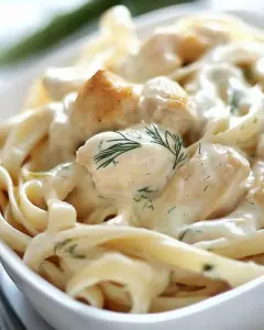 Easy Creamy Dill Chicken Pasta Recipe photo