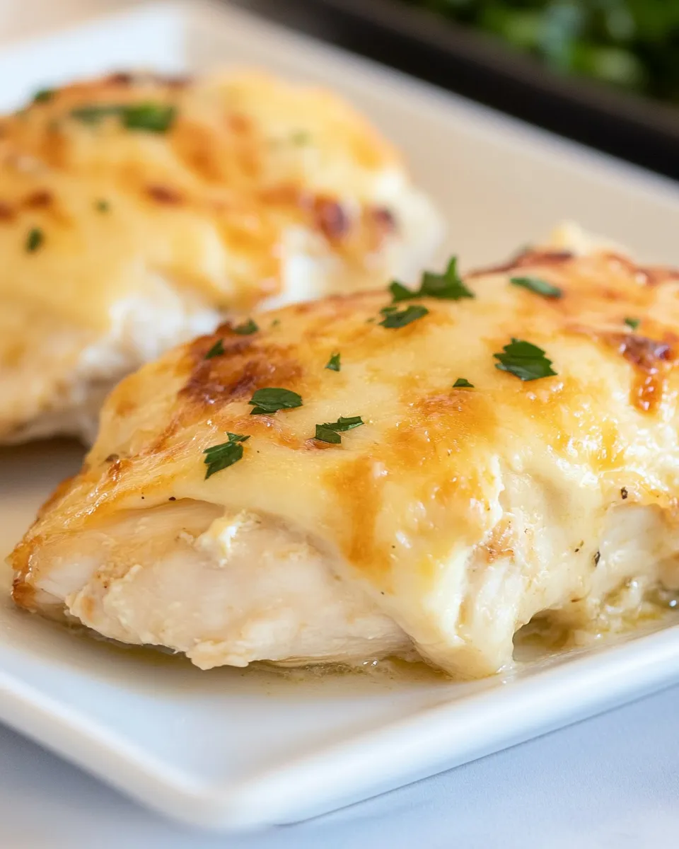 Delicious Creamy Garlic Parmesan Chicken shot