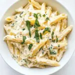 Homemade Creamy Goat Cheese Pasta photo