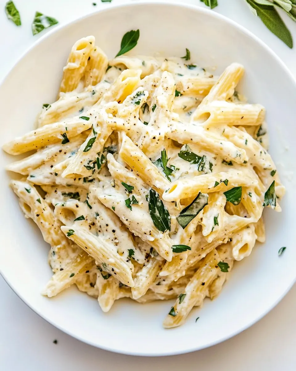 Easy Creamy Goat Cheese Pasta recipe photo