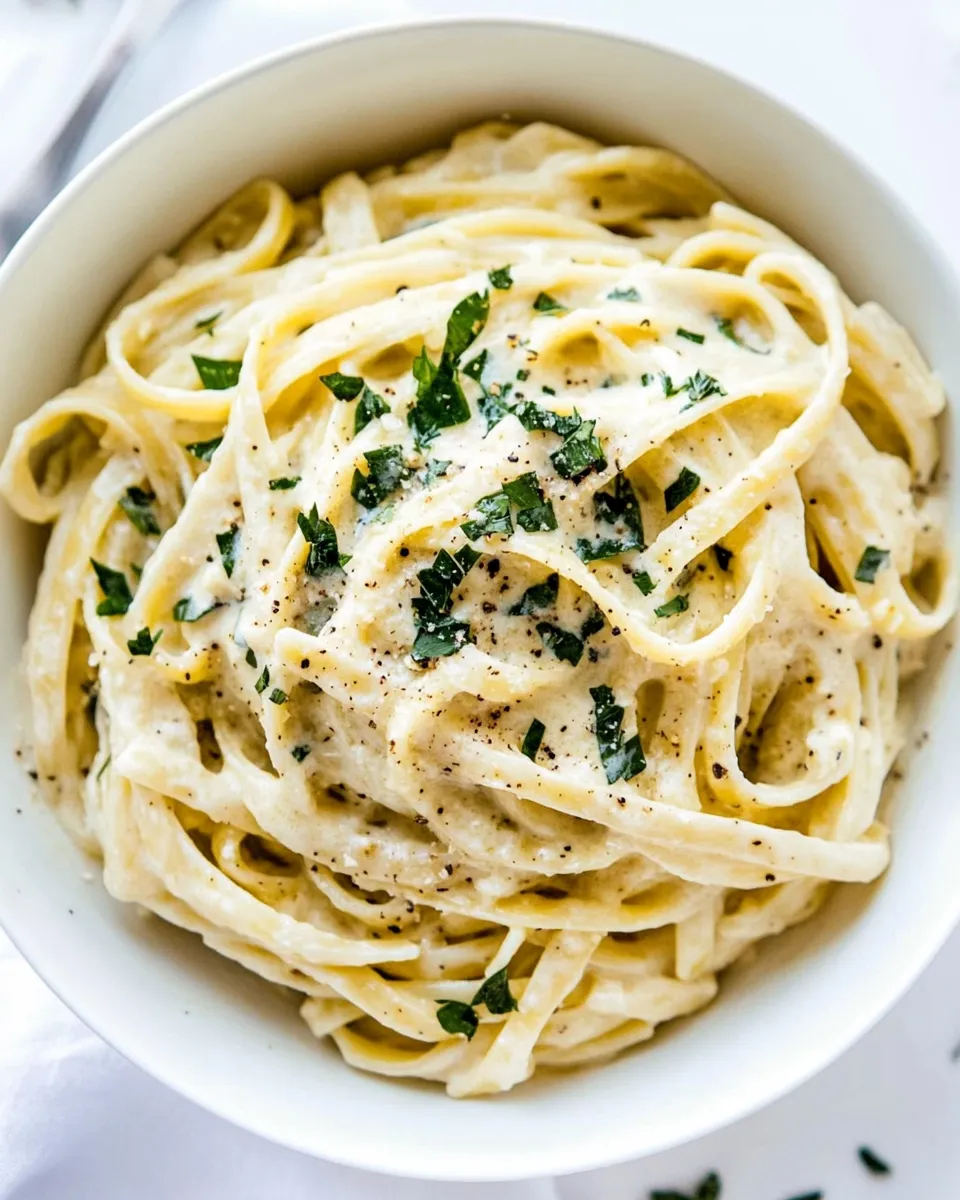 Delicious Creamy Goat Cheese Pasta shot