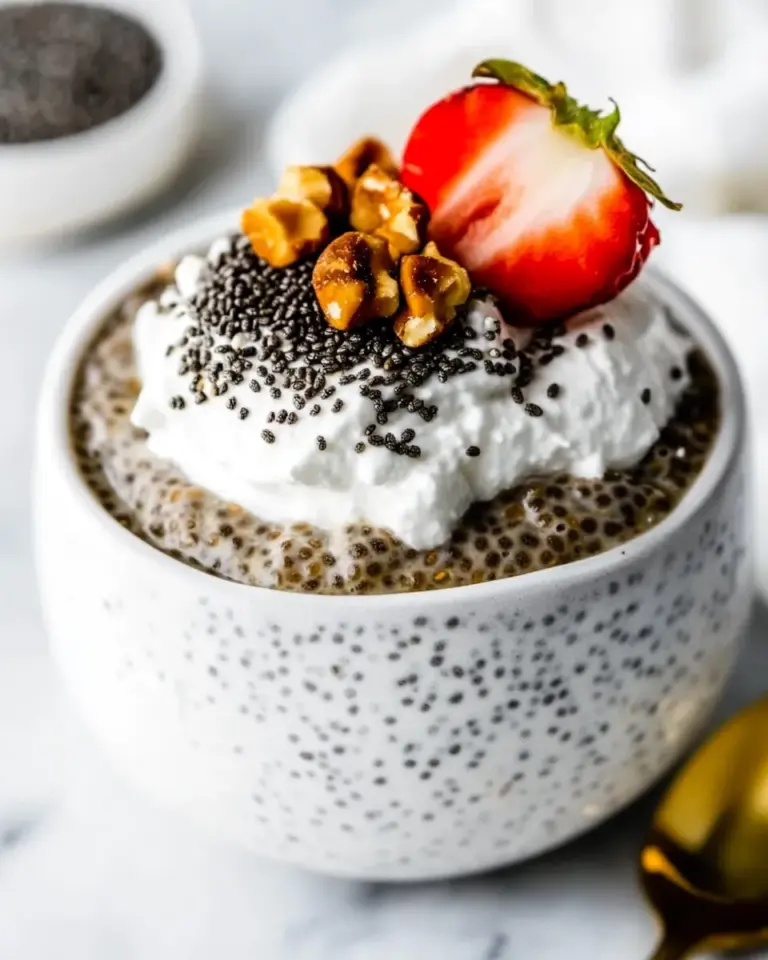 Homemade Creamy Keto Chia Pudding photo