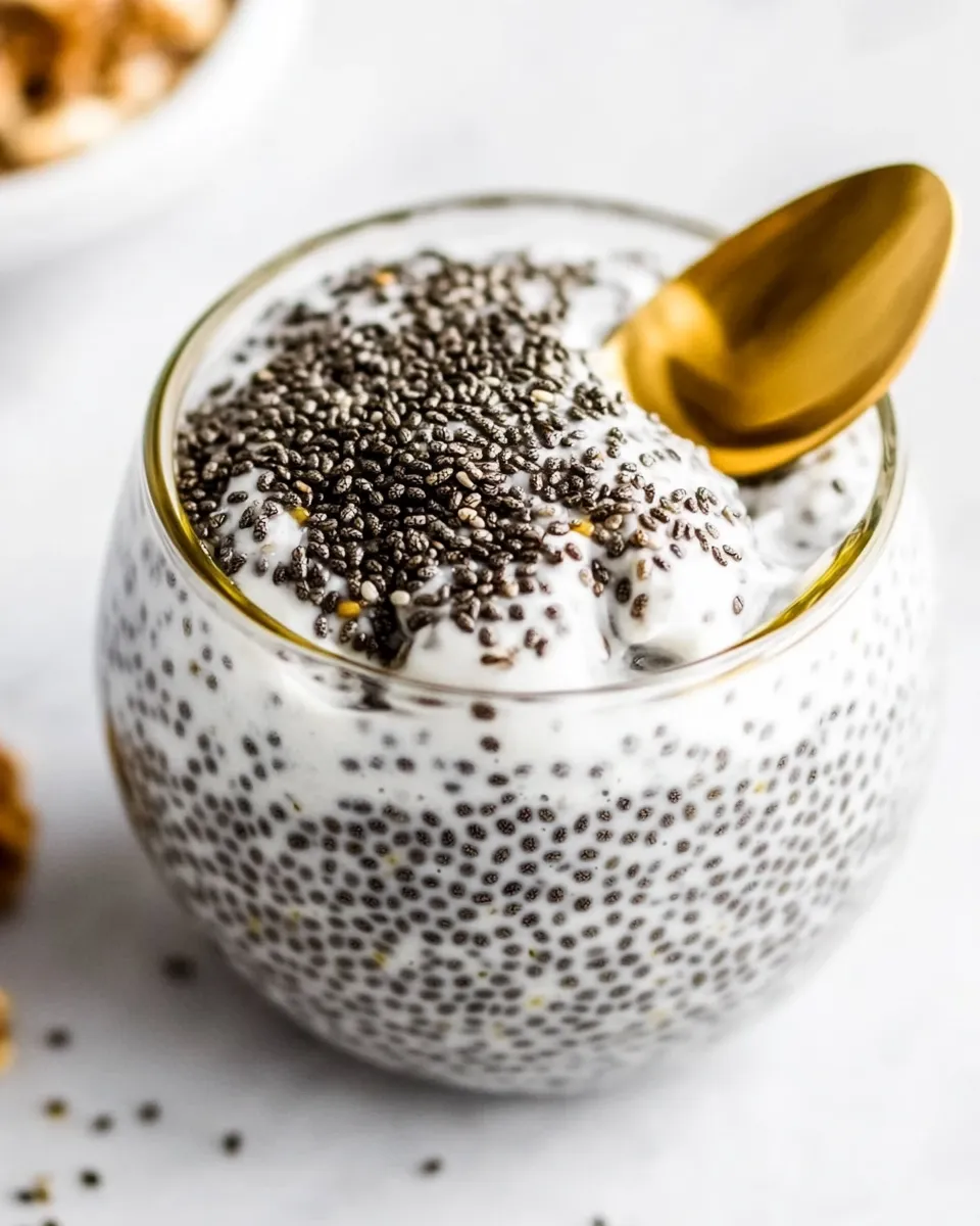 Easy Creamy Keto Chia Pudding recipe photo