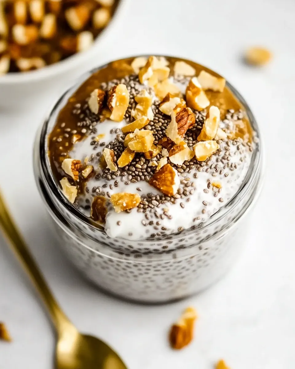 Healthy Creamy Keto Chia Pudding shot