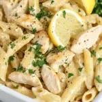 Homemade Creamy Lemon Chicken Pasta photo