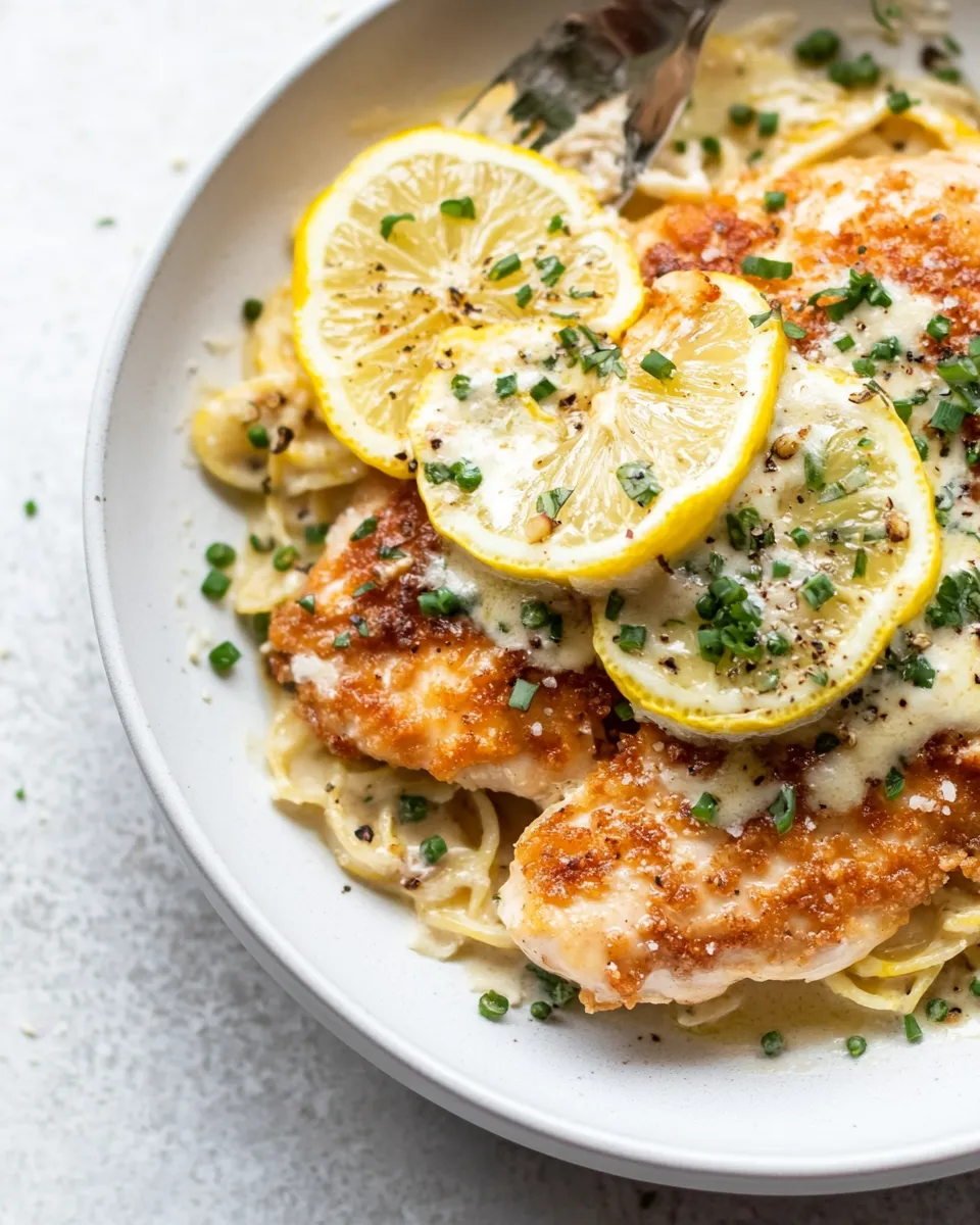 Homemade Creamy Lemon Chicken Piccata photo