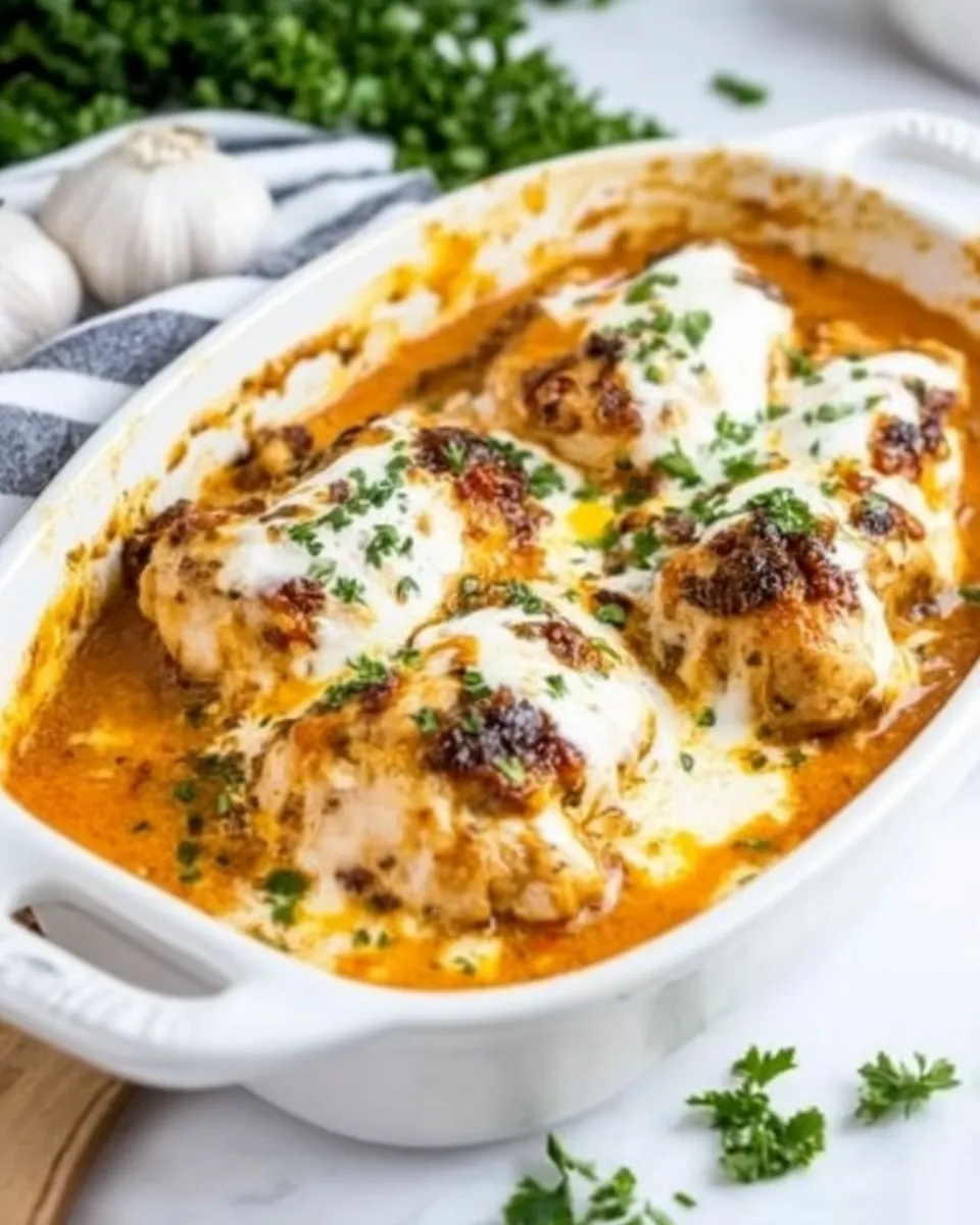 Delicious Creamy Sun Dried Tomato Chicken image