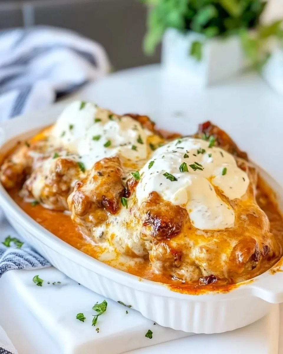 Easy Creamy Sun Dried Tomato Chicken shot