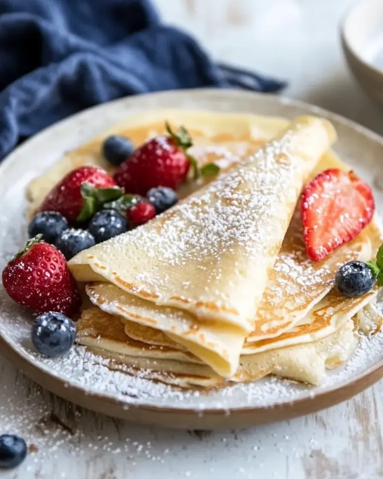 Homemade Crepes Recipe photo
