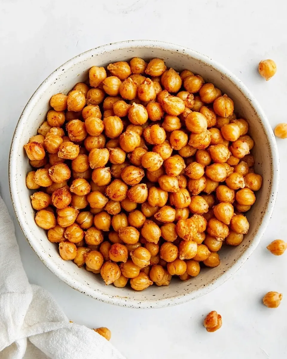 Easy Crispy Air Fryer Chickpeas (3 Ways!) recipe photo