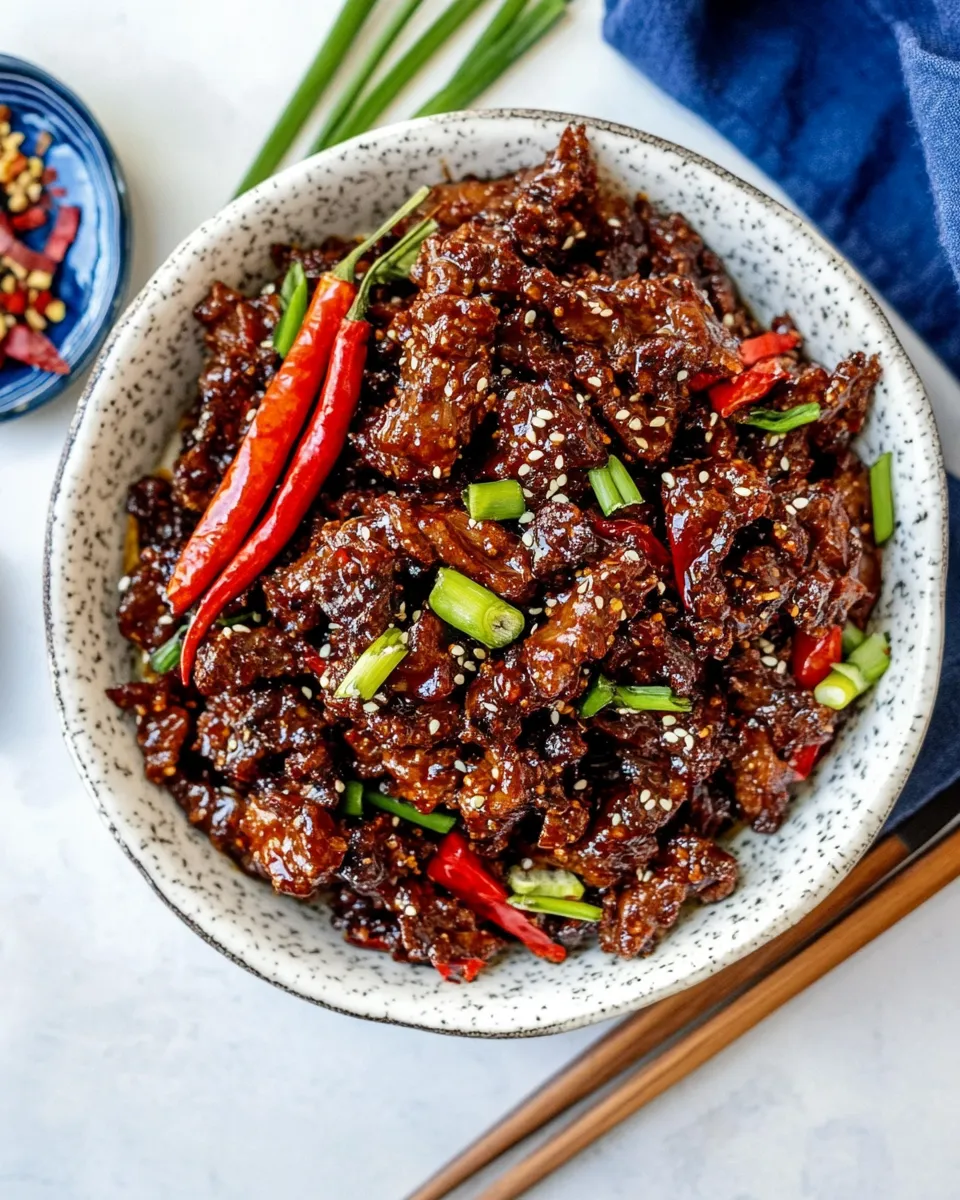 Easy Crispy Chili Beef recipe photo