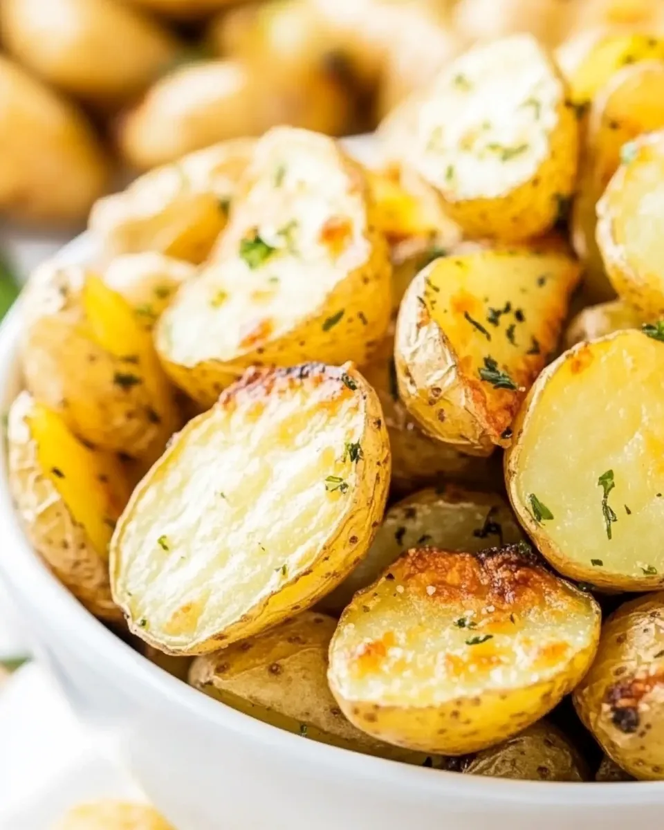 Easy Crispy Oven Roasted Baby Potatoes recipe photo