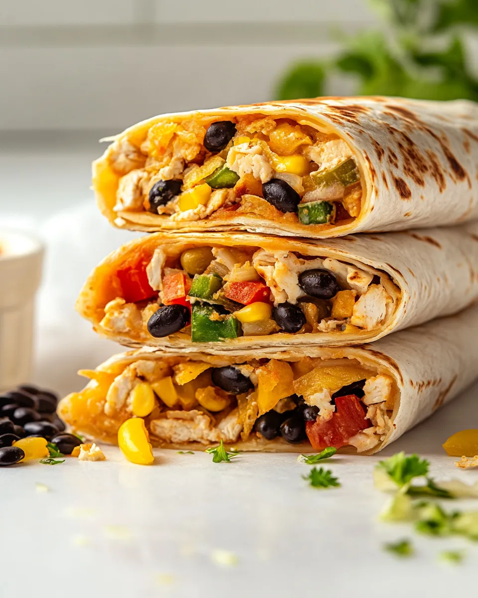 Delicious Crispy Vegetarian Burritos image