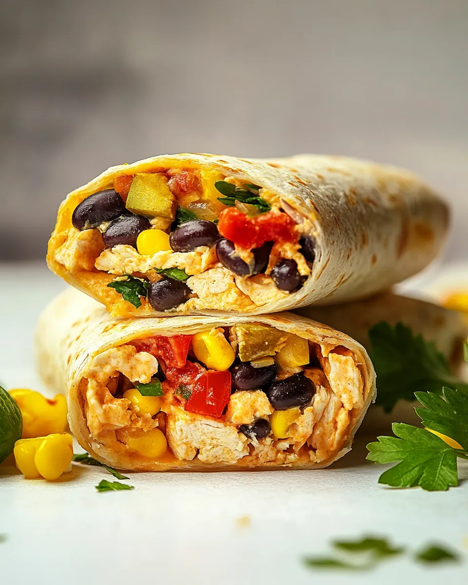Quick Crispy Vegetarian Burritos shot
