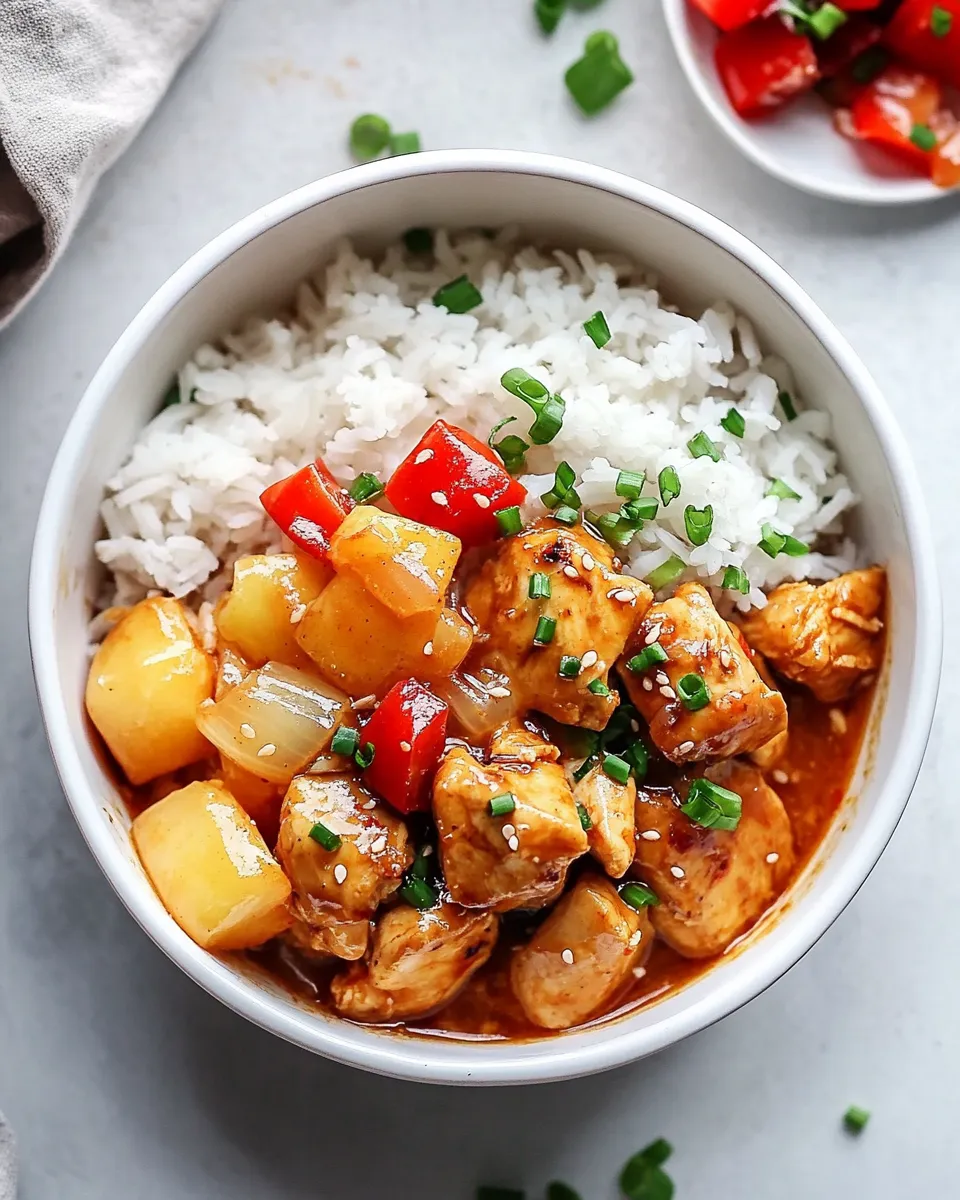 Delicious Crockpot Hawaiian Chicken image