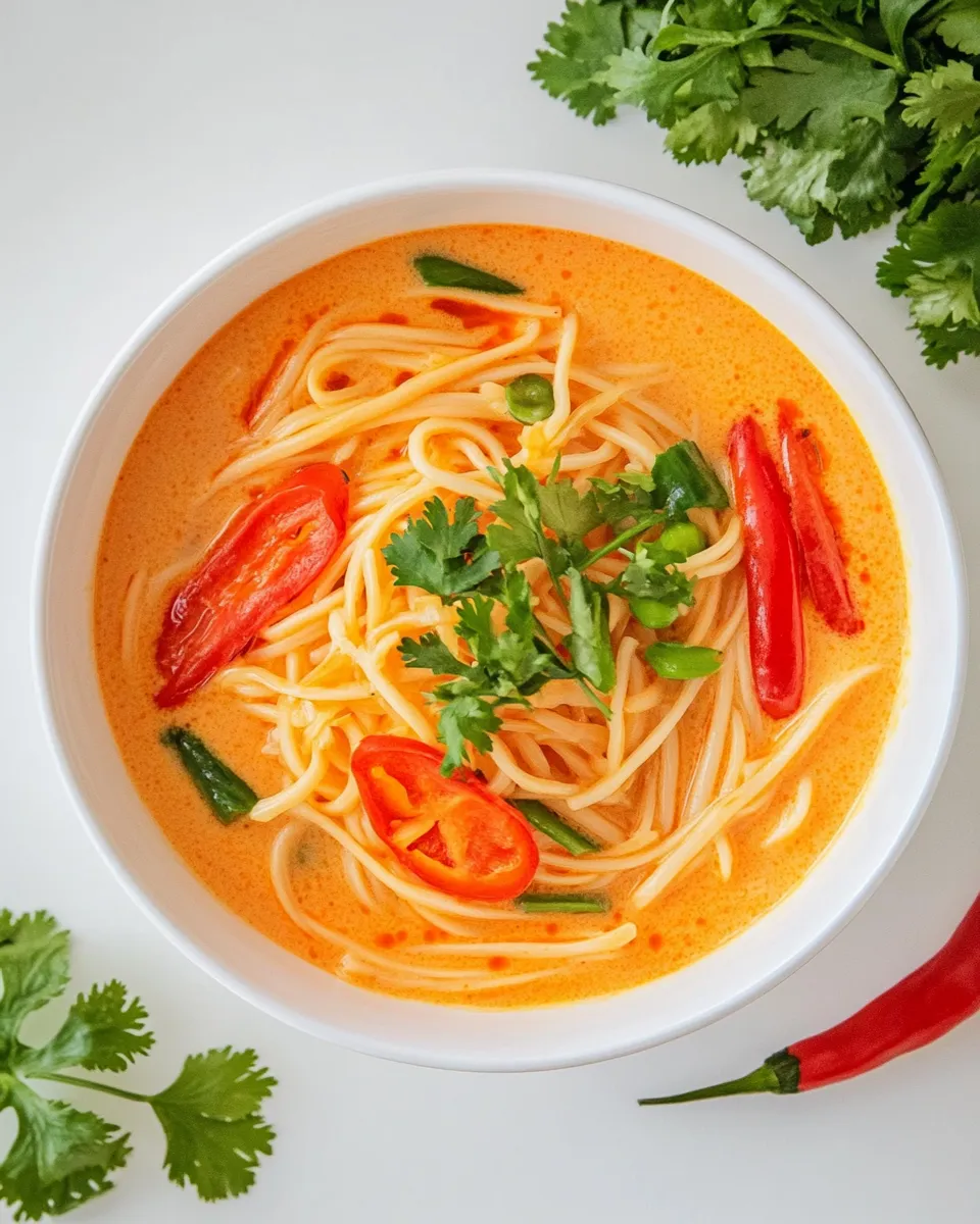 Easy Curry Noodles food shot