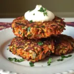 Homemade Curry Vegetable Latkes photo