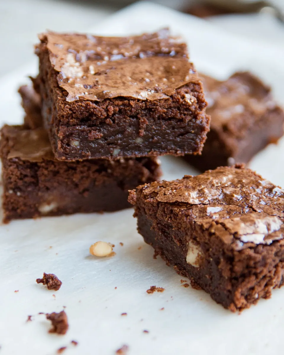 Tasty Dave and Kates Chocolate Brownies shot