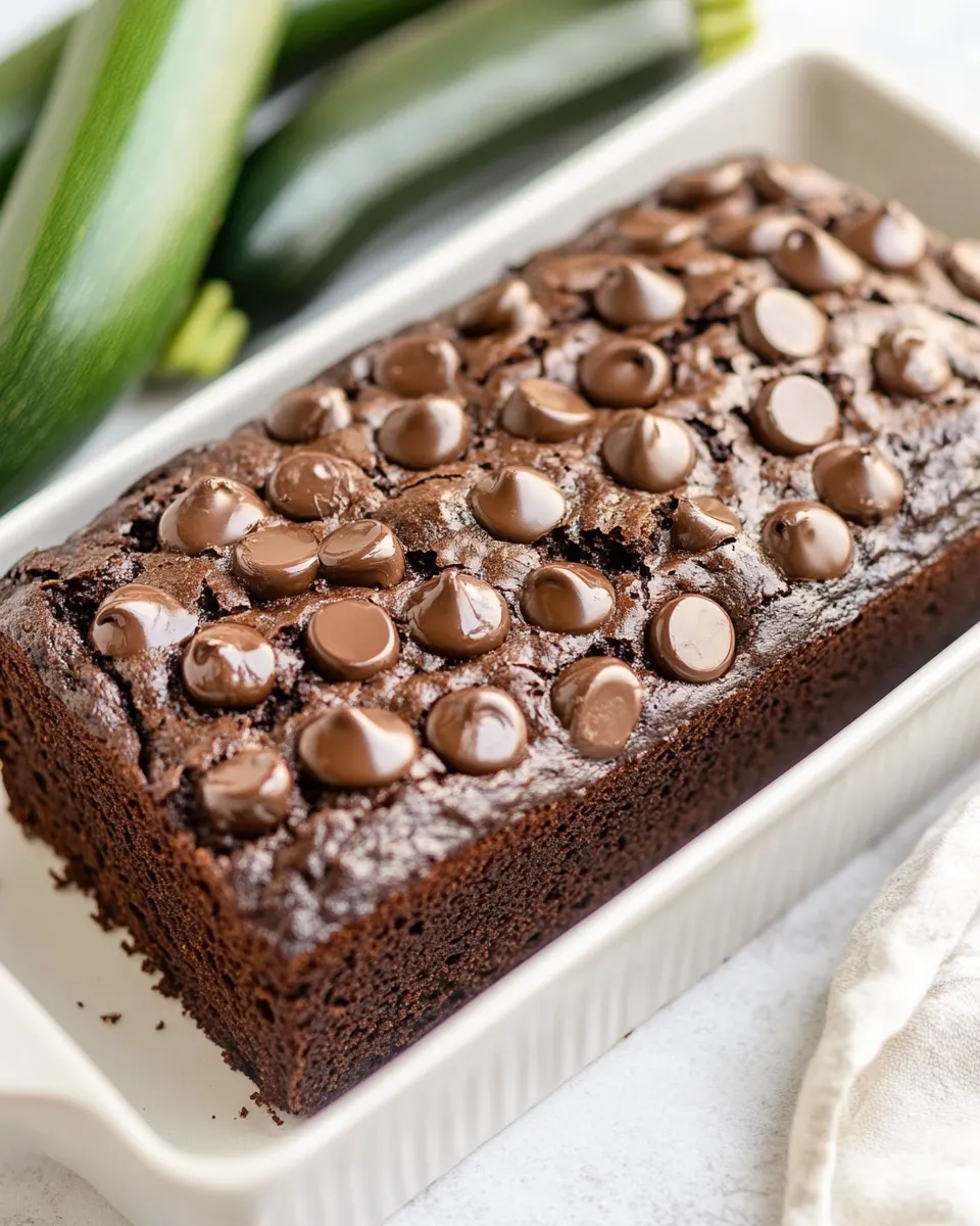 Delicious Double Chocolate Oatmeal Zucchini Bread image