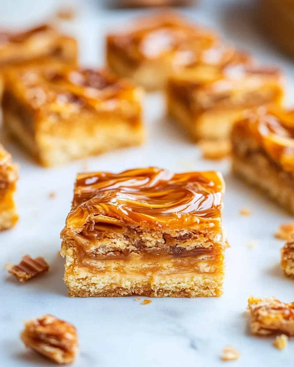 Easy Dulce de Leche Caramel Bars recipe photo