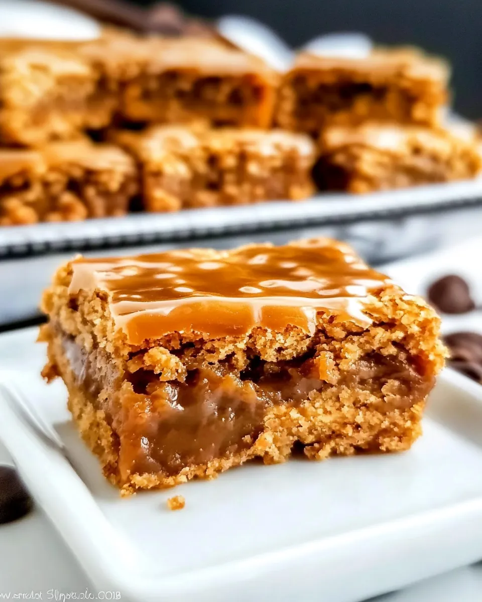 Easy Dulce de Leche Revel Bars recipe photo