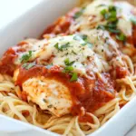 Homemade Easy Baked Chicken Parmesan for Two photo