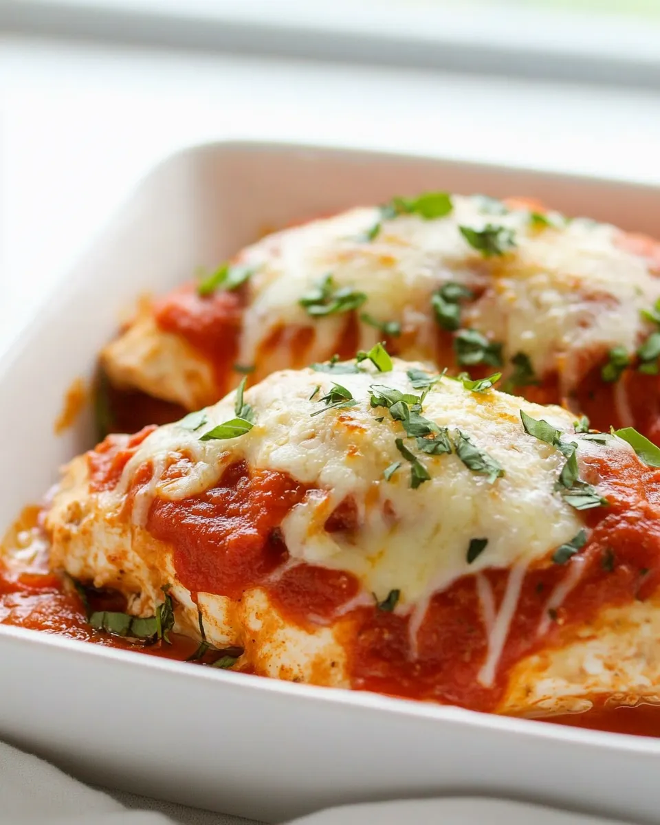 Delicious Easy Baked Chicken Parmesan for Two recipe photo