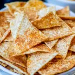 Homemade Easy Baked Cinnamon Tortilla Chips Recipe photo