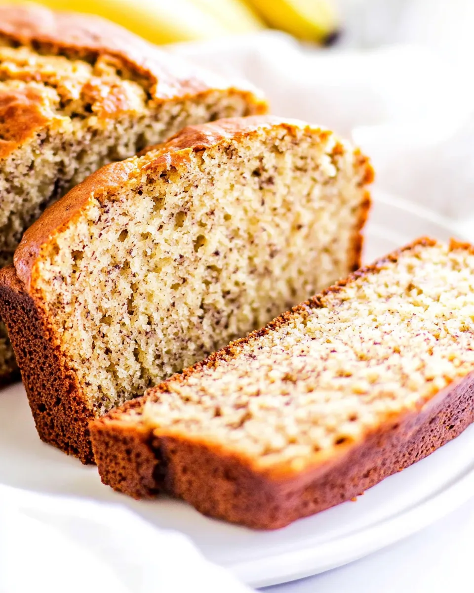 Quick Easy Banana Bread shot